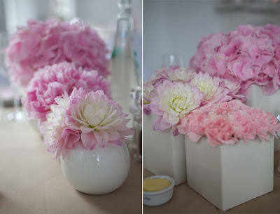 Pink dahlias Pink dahlias