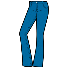jeans, blue, pants, free vector clipart images