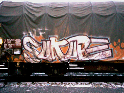 Sukube - freight train graffiti