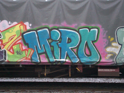 Miro freight train graffiti