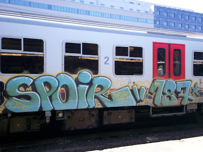SPOIR 187 graffiti