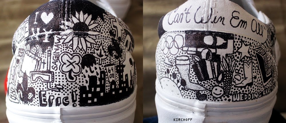 Chelsea Kirchoff Custom Vans