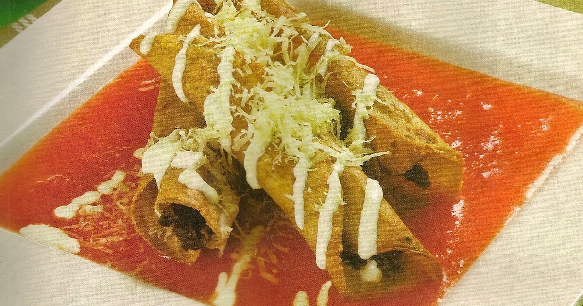 LA COCINA MEXICANA DE LICHA tacos dorados estilo Aguascalientes