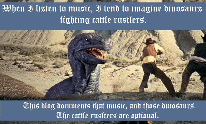 Dinosaurs Fighting Cowboys