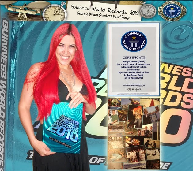 MERMAID FANCLUB: GEORGIA BROWN NO GUINNESS BOOK 2010