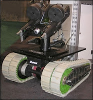 Un autre modèle de robot militarisé dit UGV de iRobot.
