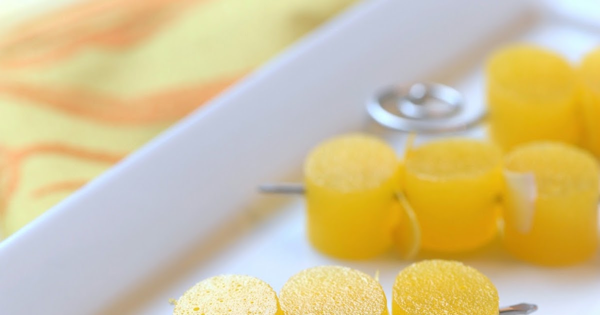 Jelly Shot Recipes Jelly Shot Test Kitchen Mimosa with Orange Flower