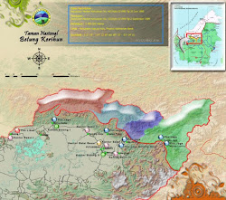 Peta Taman Nasional Betung Kerihun