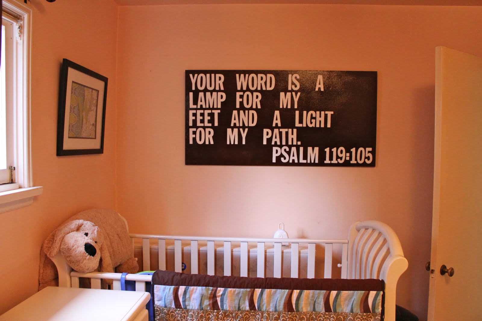 Lu Bird Baby Bible verses for the kiddos room