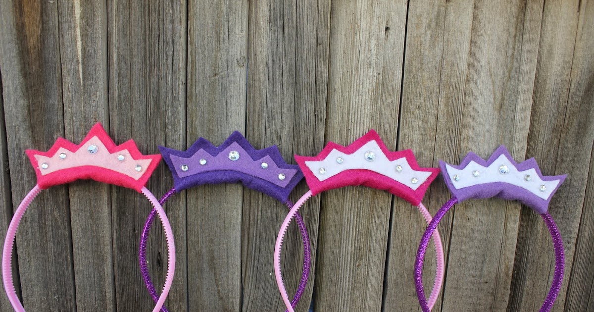 E hoje vai ser uma festa! Tiara de princesa passo a passo