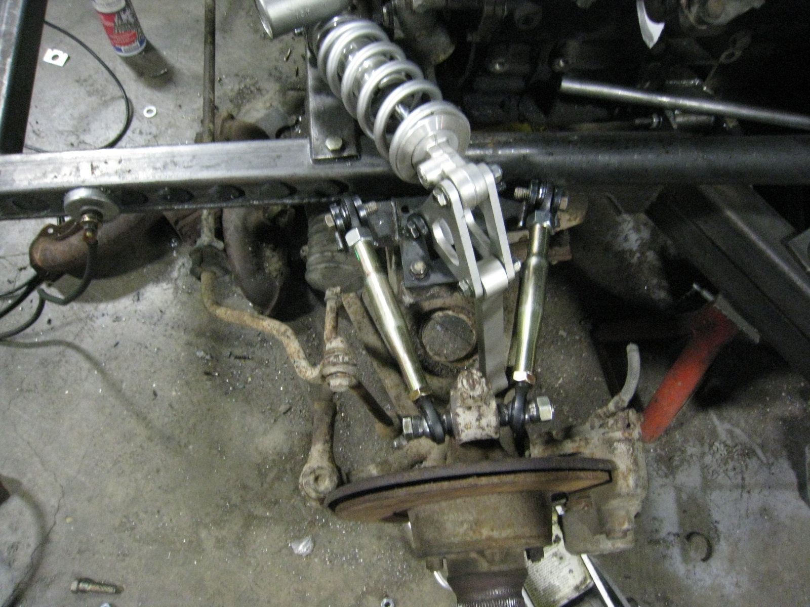 V8 Powered MGBGT MGB front suspension