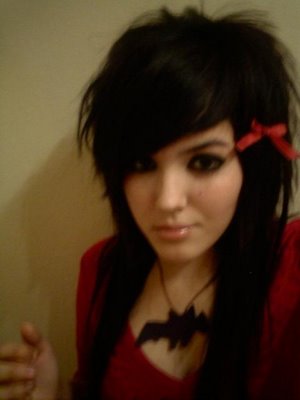 Black Emo Hairstyles for Girls & Boys Cool Punk Mohawk Hairstyle Picture