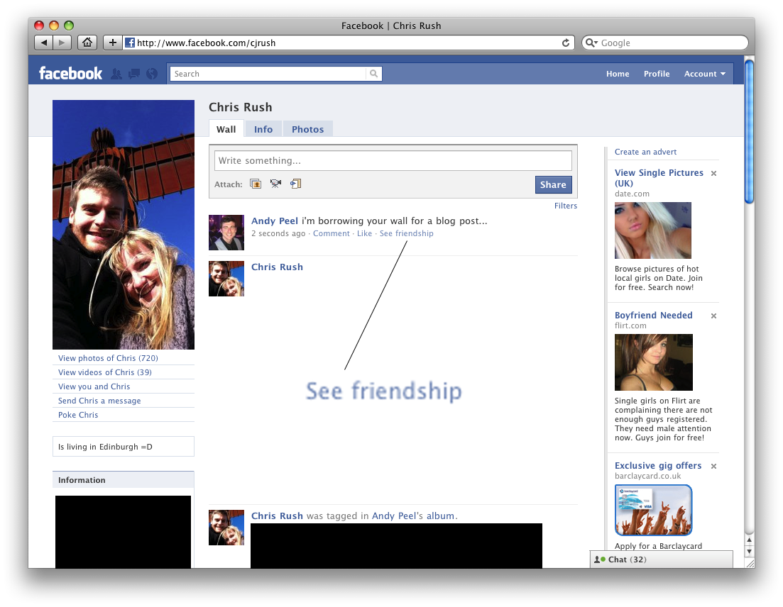 There's an A.P. for that.: Facebook adds 'See Friendship' section
