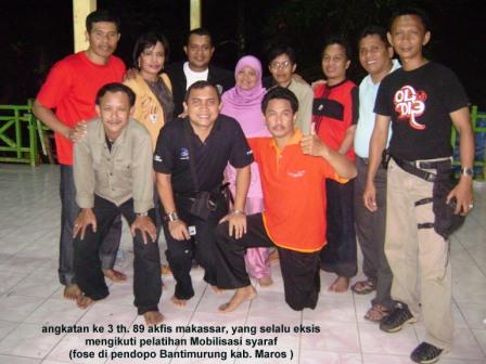 peserta pelatihan Mobilisasi syaraf di Makassar