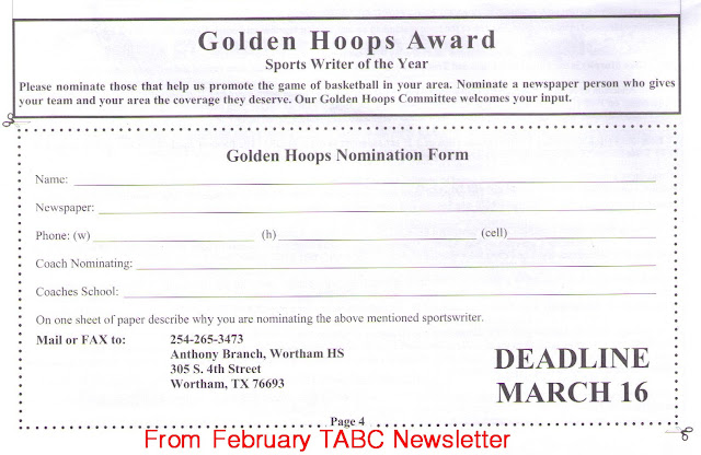 February TABC newsletter .