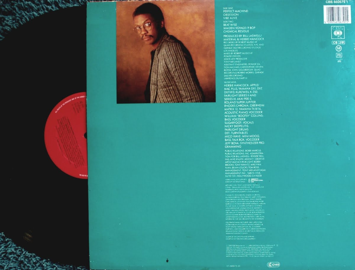 vitacongusto Herbie Hancock Perfect Machine on CBS 1988