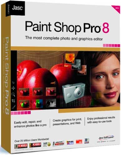 Jasc Paint Shop 8 Pro Free Download