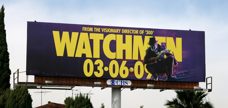 Watchmen Rorschach movie billboard