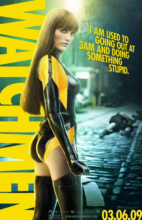 Les films cultes  Watchmen+SILK+spectre+poster