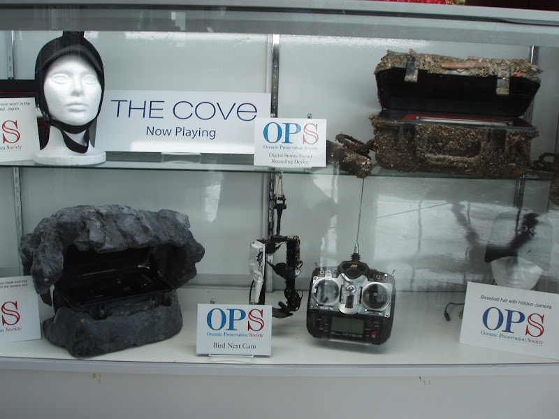 Secret recording equipment used in The Cove
