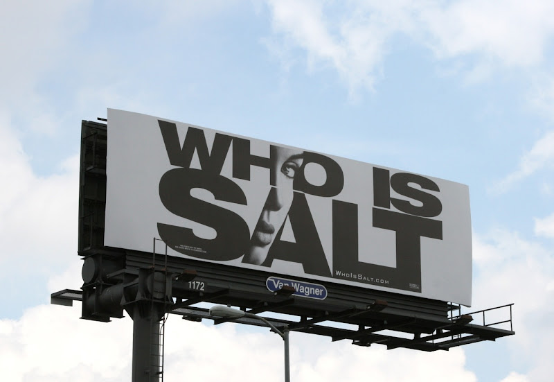 Who is Salt movie billboard
