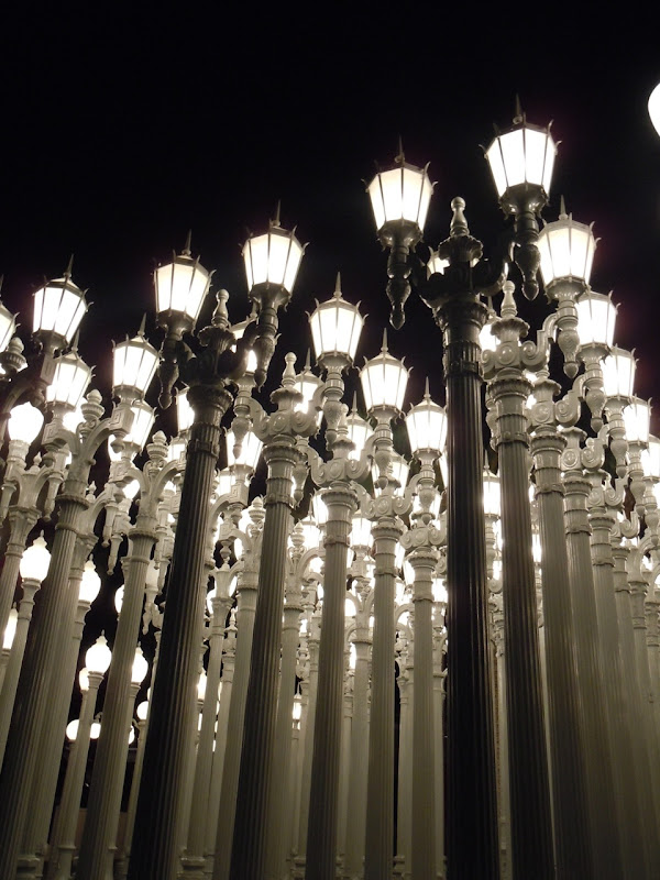Urban Light antique lampposts