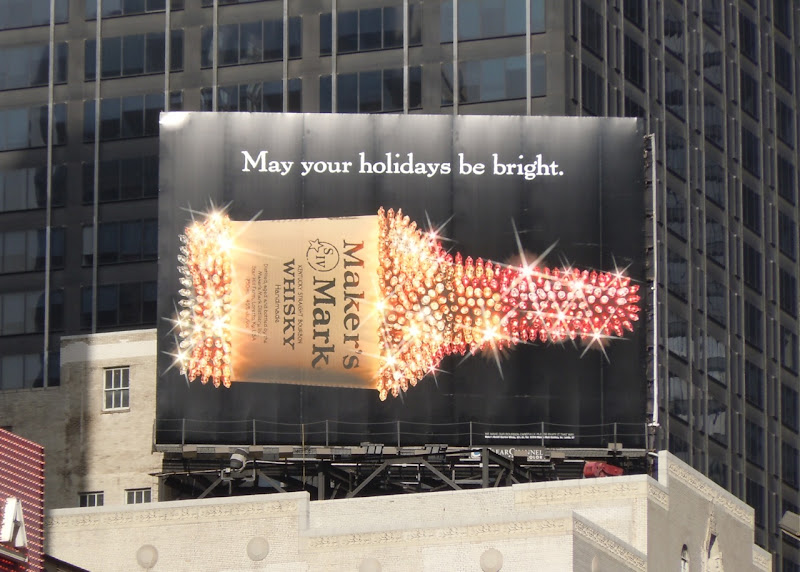 Sparkling Maker's Mark billboard NYC