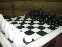 Black and white or white and black chess board