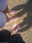 Wading in Lake Michigan