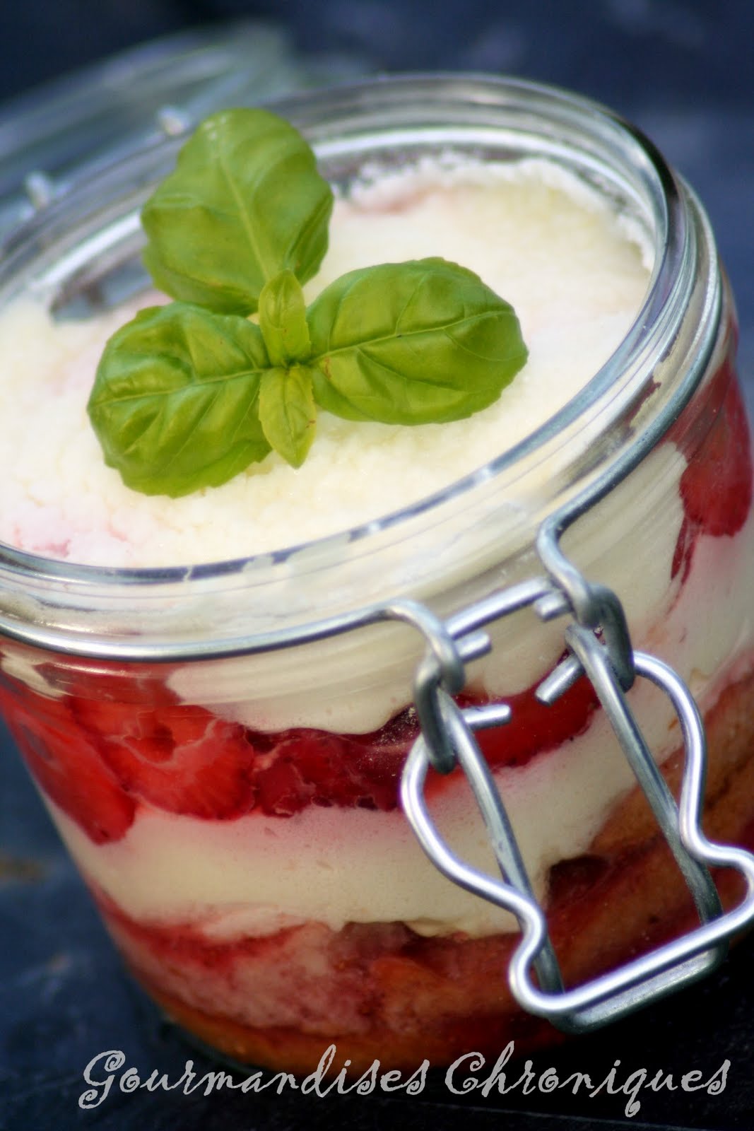 recette tiramisu fraise basilic