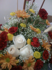 flowers from church folks