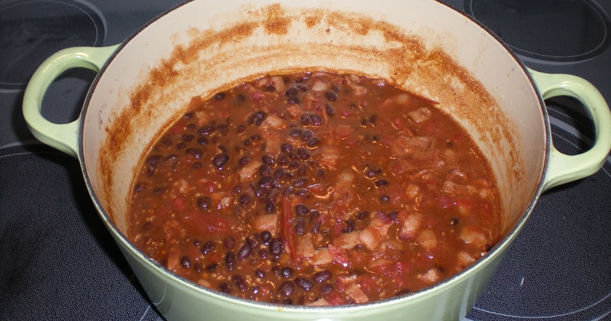 My "New" Favorite Soup Black Bean and Bacon