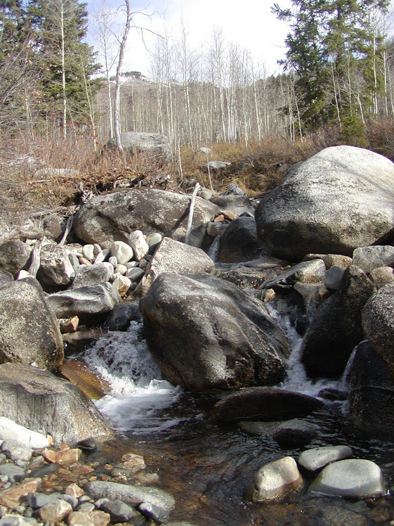 Water Cascading over rocks on Silver Creek