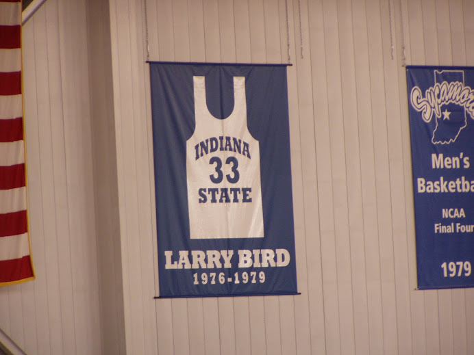 Larry Bird retired jersey ISU