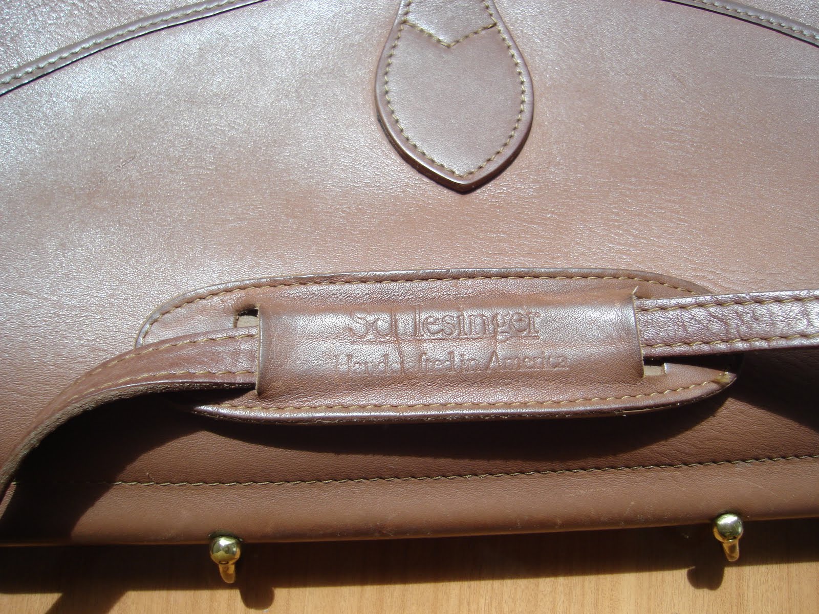 schlesinger leather briefcase