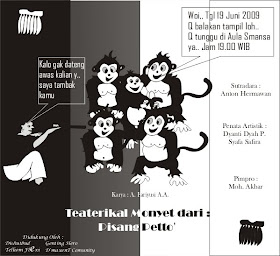 POSTER TEATER PISANG PETTO'