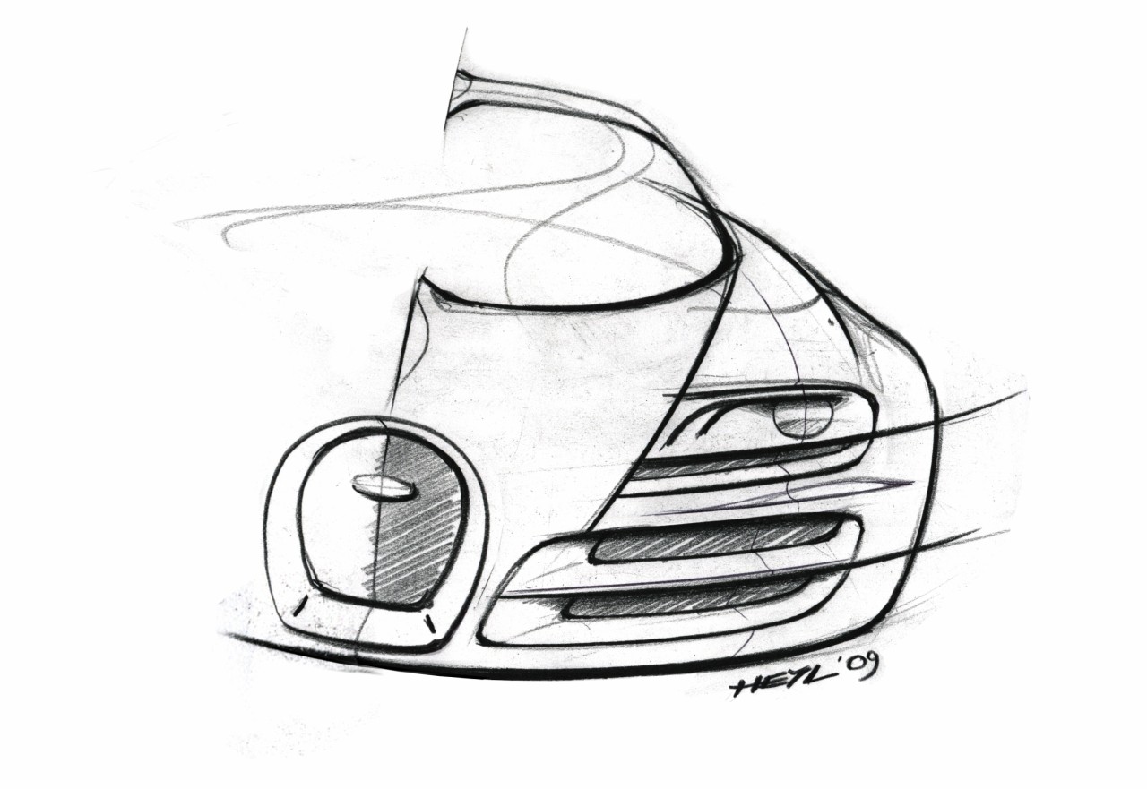 Bugatti Veyron Sketch