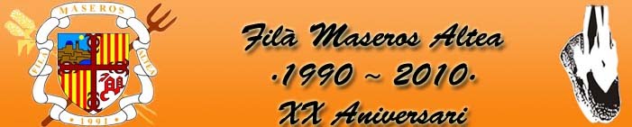FILÀ MASEROS ALTEA ·1.991·