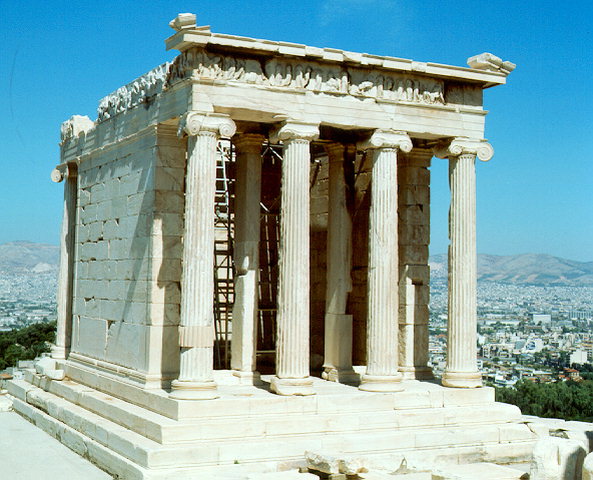 ancient ionic columns