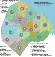Mapas de Comunas