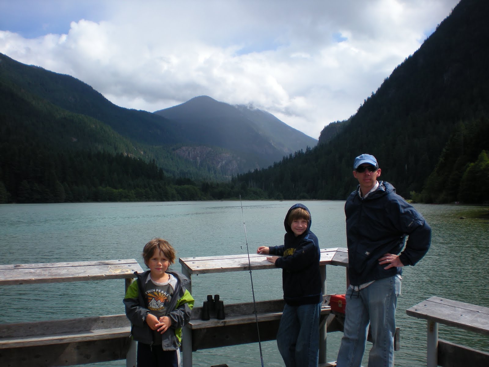Such a Cool Family! Happy Campers at Diablo Lake
