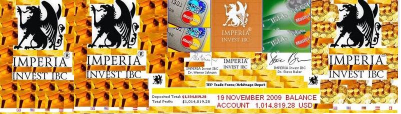 IMPERIA INVEST  IBC   FEE TEP 50 USD GET 135,000 USD