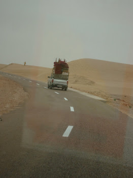 Le désert au bord de la route