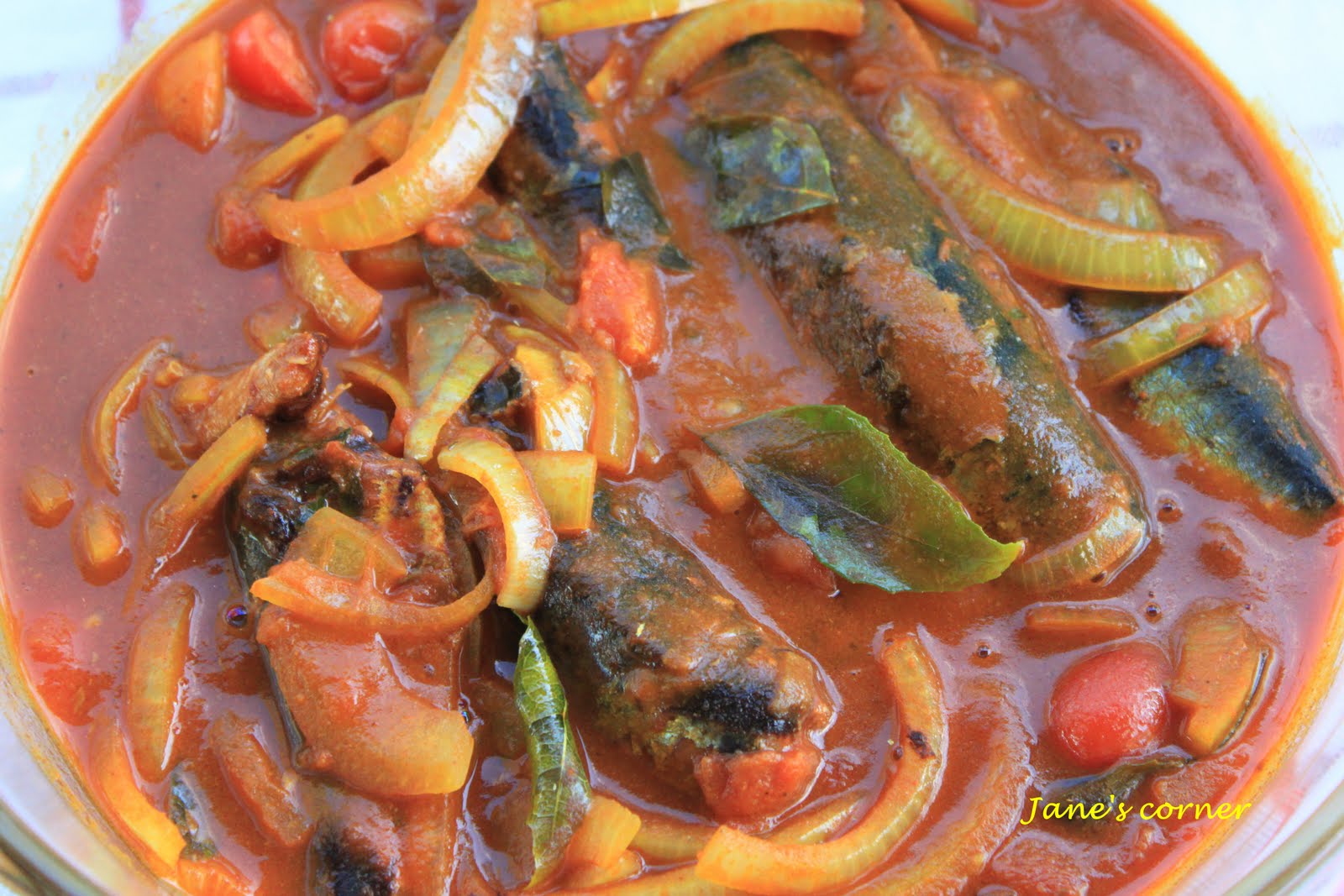 Jane's Corner Canned Sardine fish curry