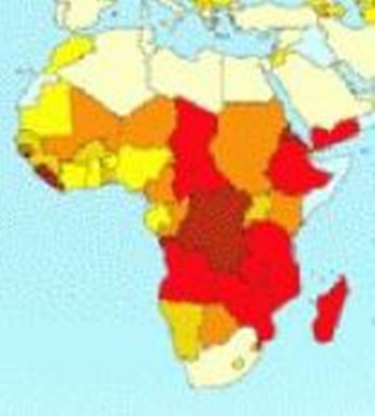 africa poverty map