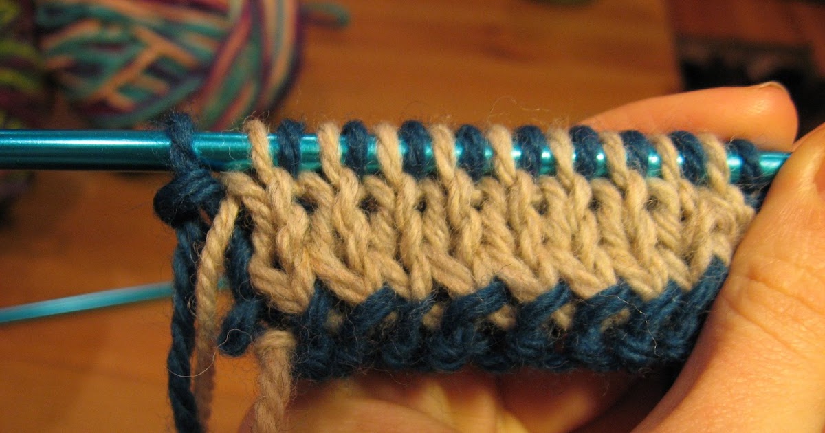 Winter Foliage Double Knitting Tutorial Part II {Finally!}