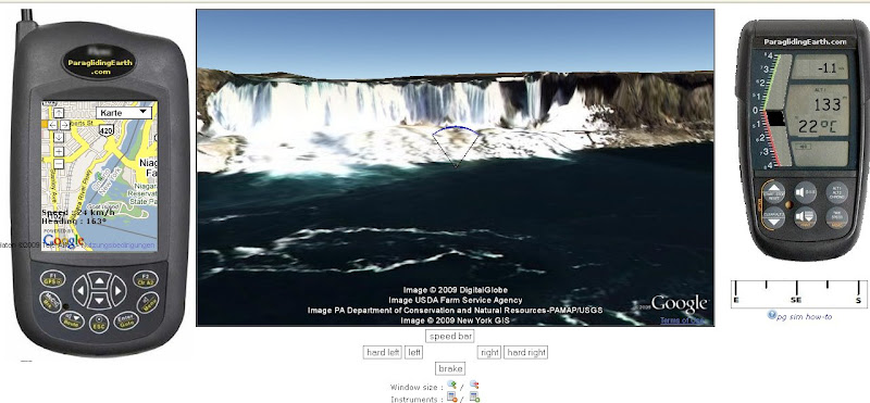 Paraglider-Simulation-Google-Earth