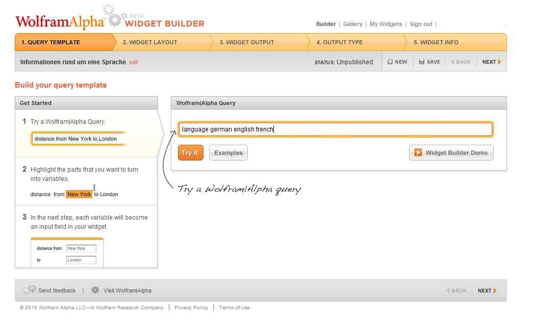 Wolfram Alpha: Eigene Widgets mit dem Widget-Builder ...