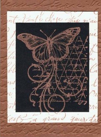 Butterfly card