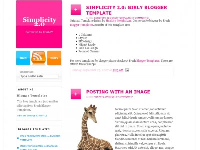 3 Column blogger Templates